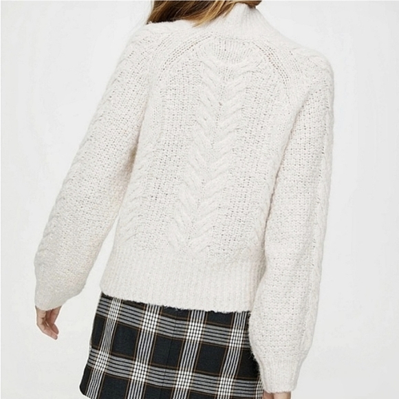 SUNDAY BEST Melly Sweater Alpaca Wool XS White ARITZIA - Picture 3 of 11